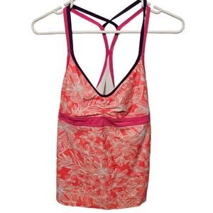 Athleta Tropical Floral Tankini Swim top